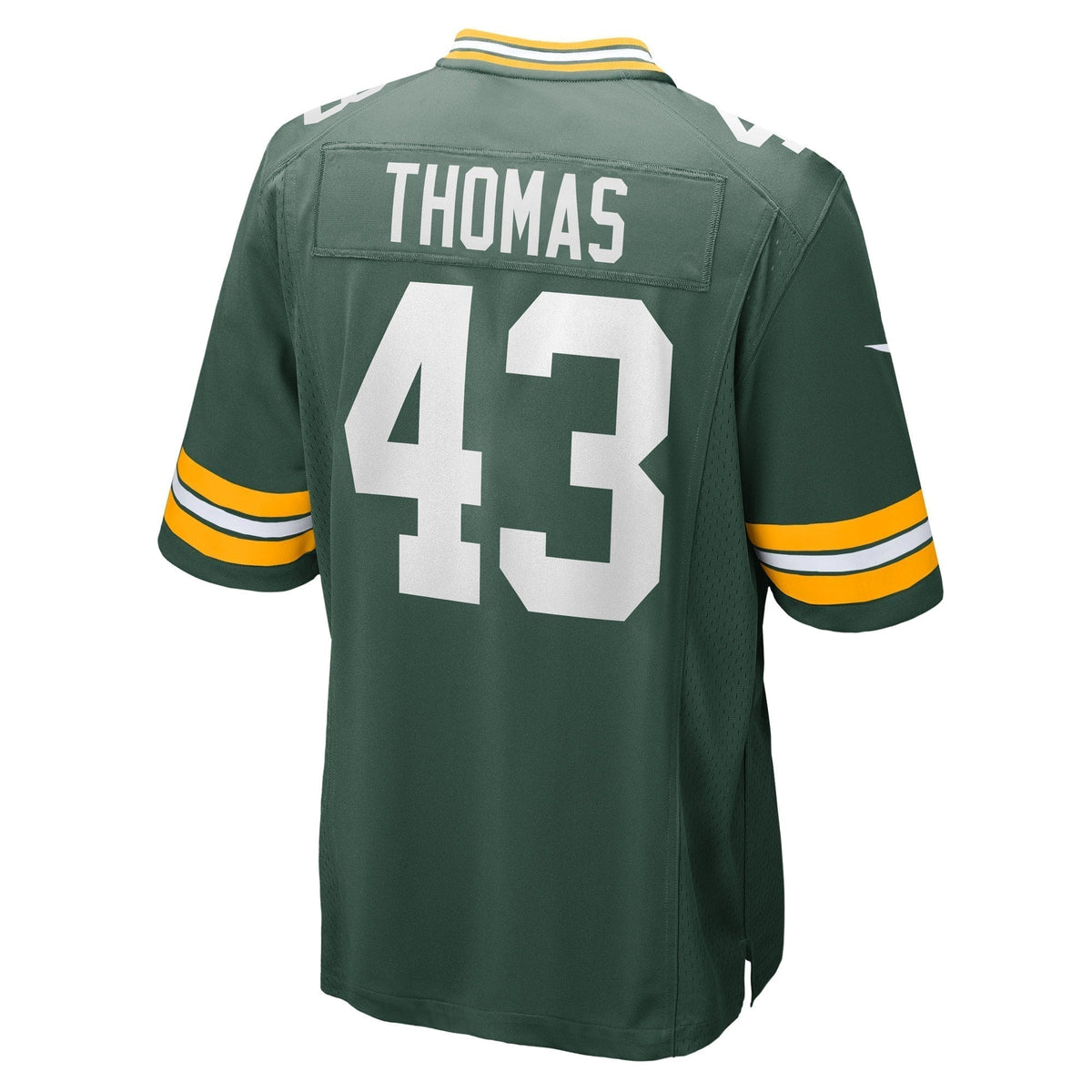 Kiondre Thomas Green Bay Packers Nike Game Jersey - Green football jersey product view 3