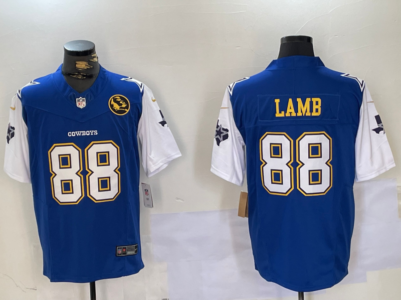 Men's Dallas Cowboys CeeDee Lamb #88 Royal Game Player Jersey1 football jersey product view 1