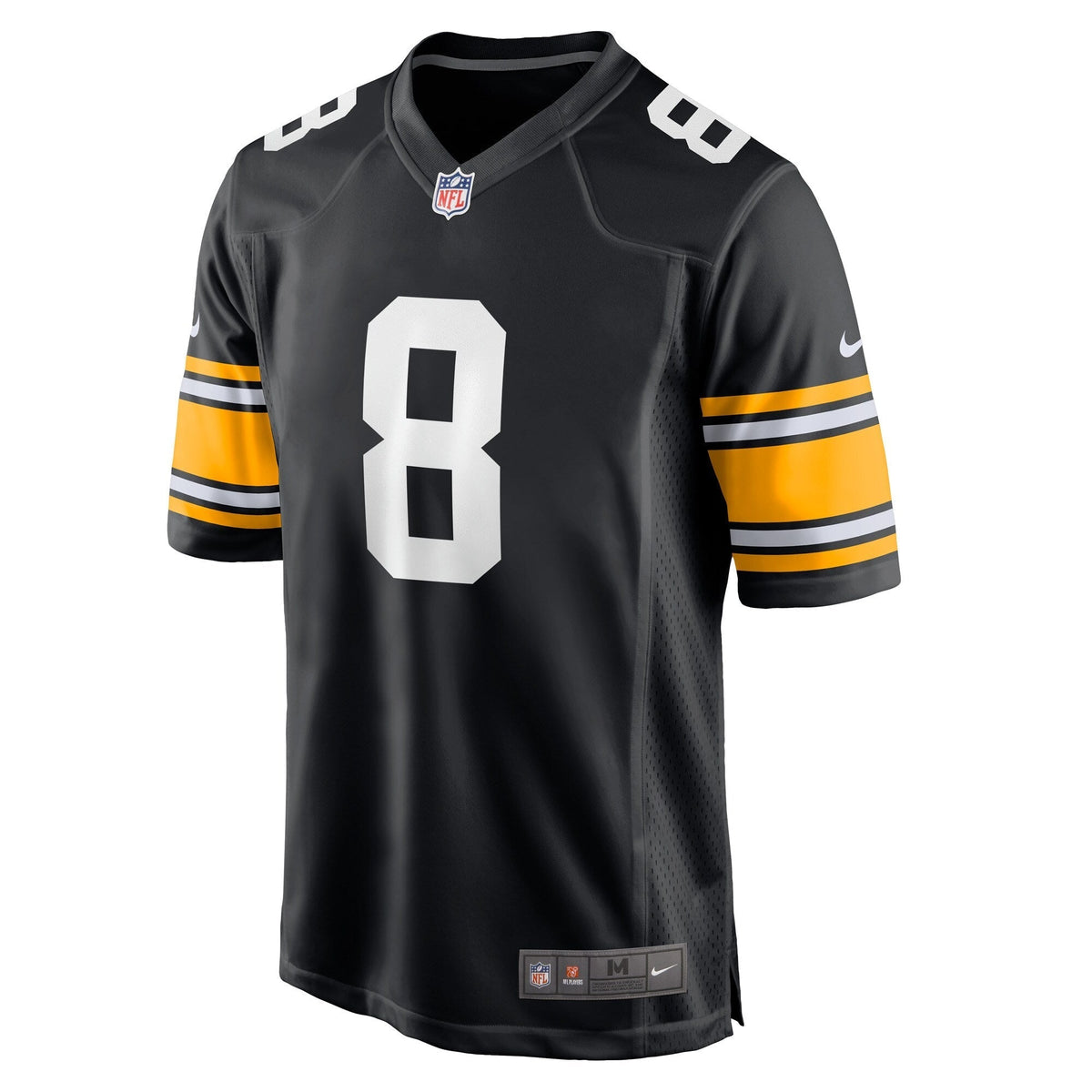 Kenny Pickett Pittsburgh Steelers Nike Alternate Game Jersey - Black football jersey product view 2