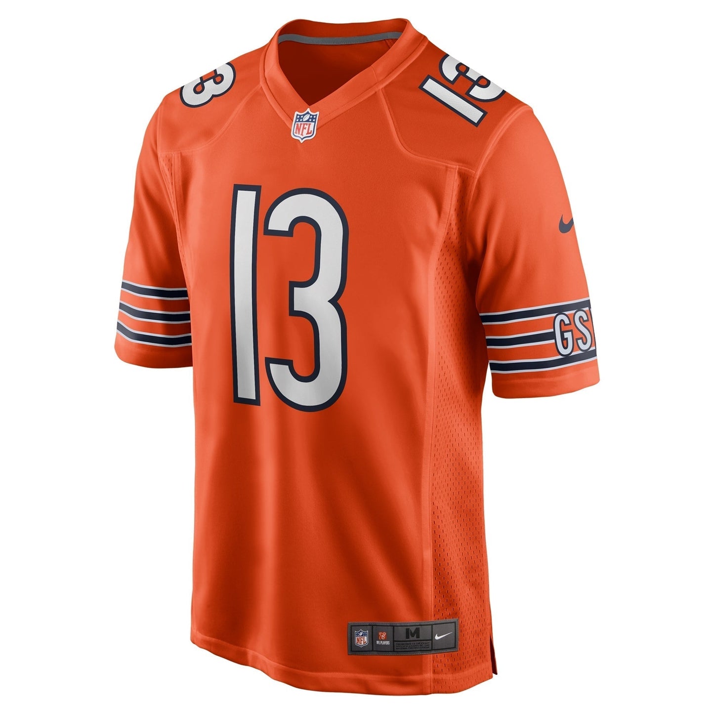 Keenan Allen Chicago Bears Nike Alternate Game Jersey - Orange football jersey product view 2