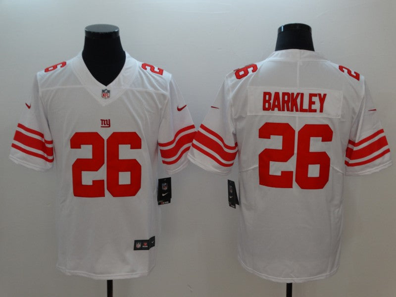 Men's New York Giants #26 Saquon Barkley Jersey1 White football jersey product view 1