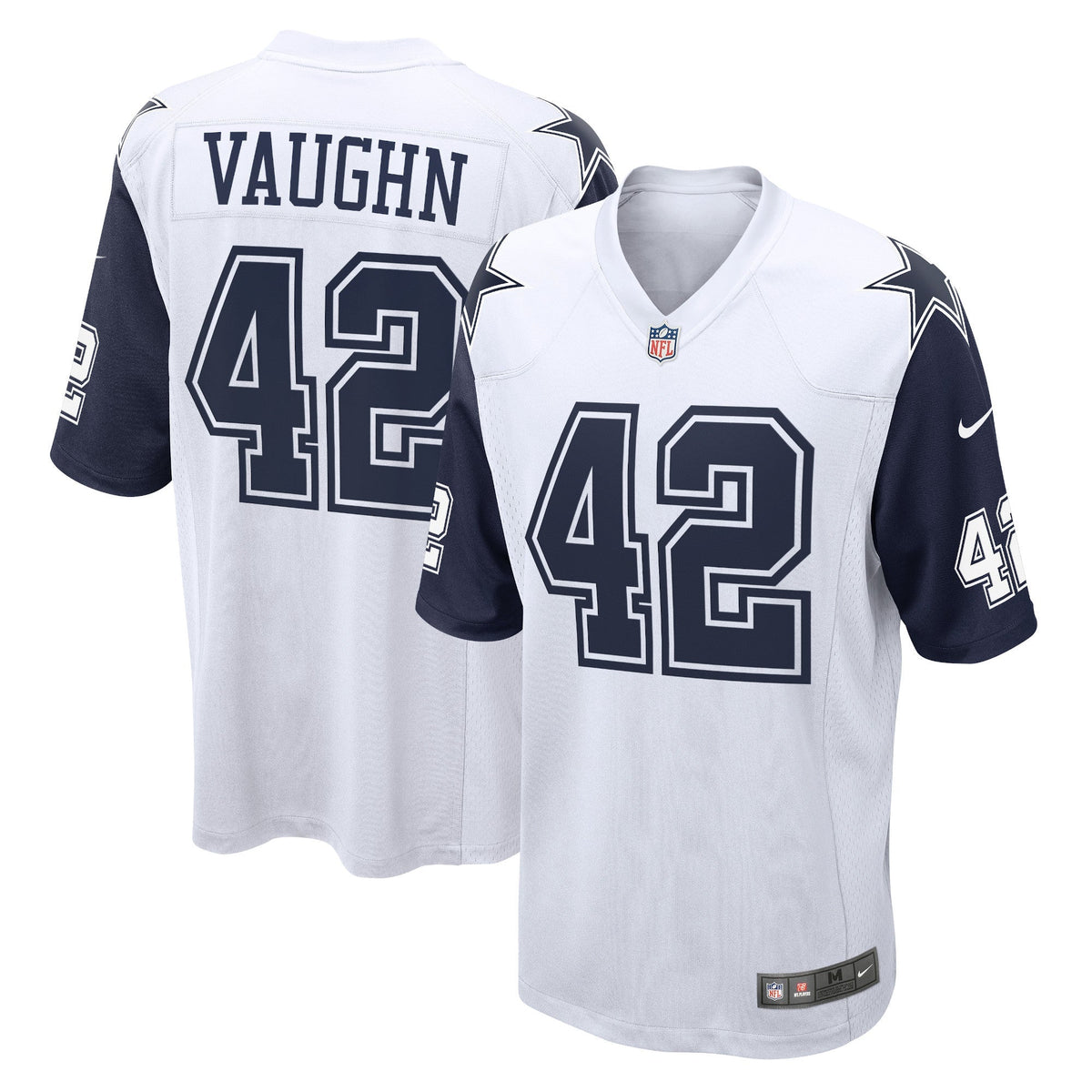 Deuce Vaughn Dallas Cowboys Nike Alternate Game Jersey - White football jersey product view 1