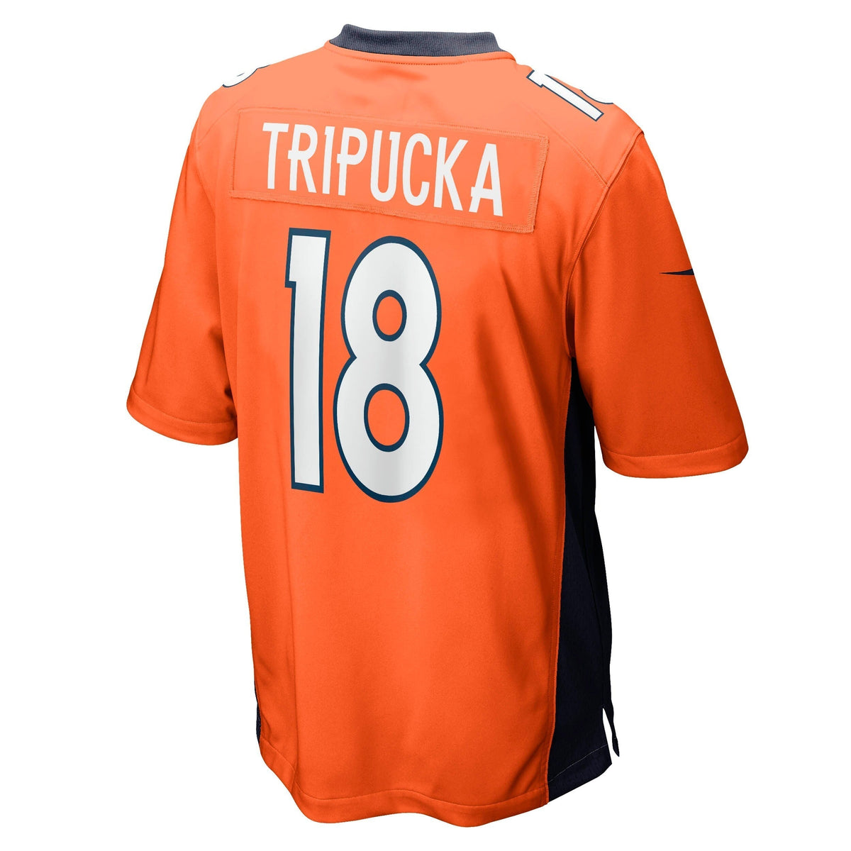 Frank Tripucka Denver Broncos Nike Retired Jersey - Orange football jersey product view 3