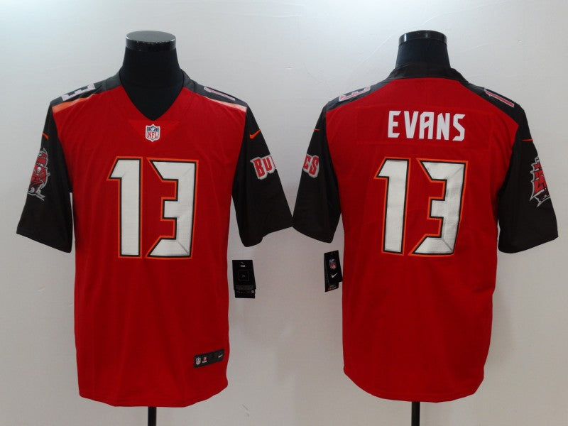 Men's Tampa Bay Buccaneers Mike Evans #13 Red Game Player Jersey1 football jersey product view 1