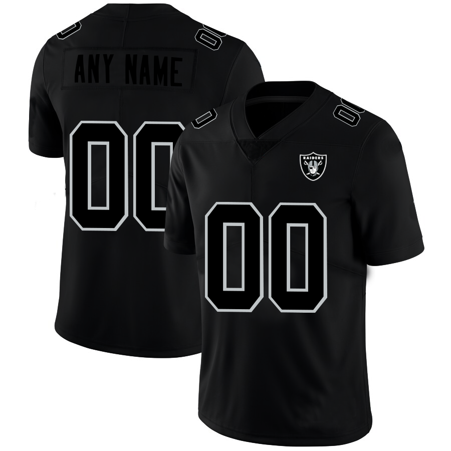 Custom1 Las Vegas Raiders Football Jerseys Black American Stitched Name And Number Size S to 6XL Christmas Birthday Gift football jersey product view 1