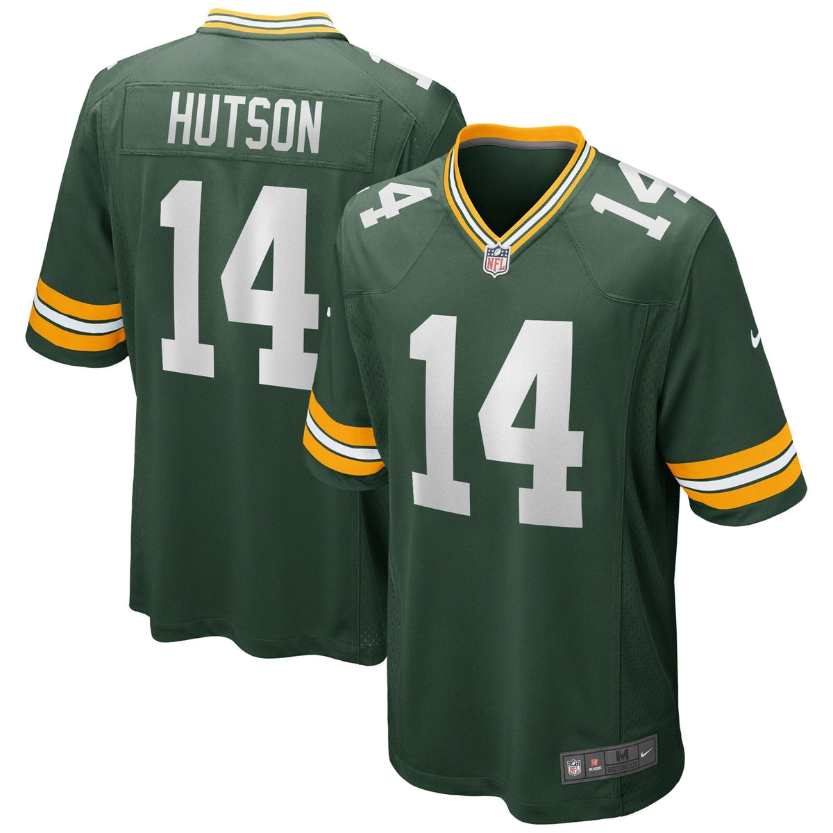 Don Hutson Green Bay Packers Nike Game Retired Jersey - Green football jersey product view 1