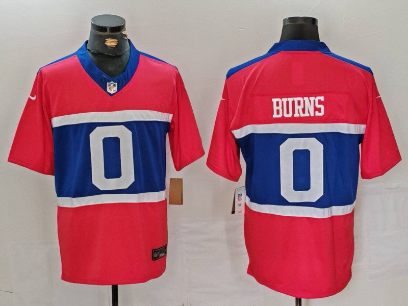 Men's New York Giants Brian Burns #0 Century Red Alternate Player Game Jersey1 football jersey product view 1