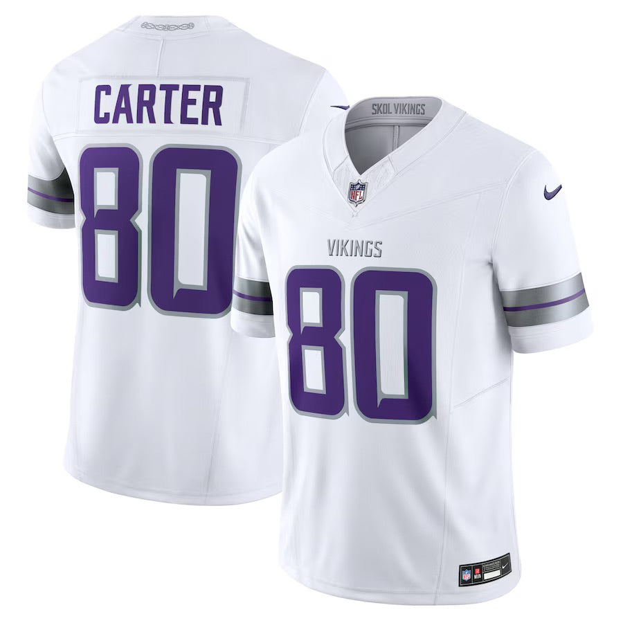 Cris Carter Minnesota Vikings Whiteout Jersey football jersey product view 1