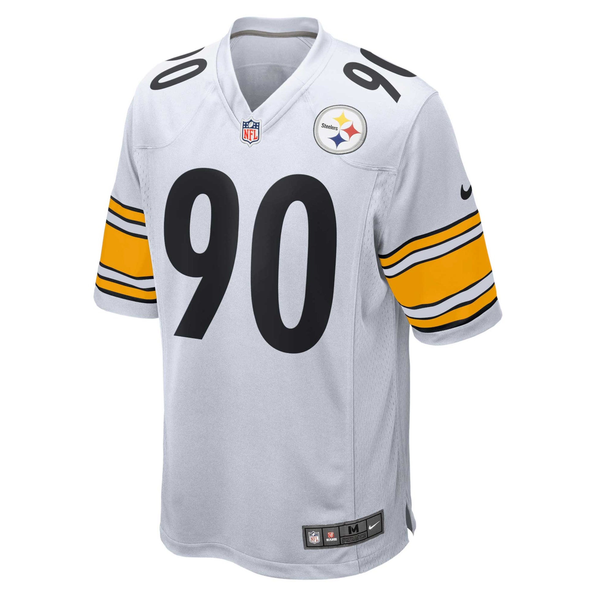 T.J. Watt Pittsburgh Steelers Nike Game Jersey - White football jersey product view 2