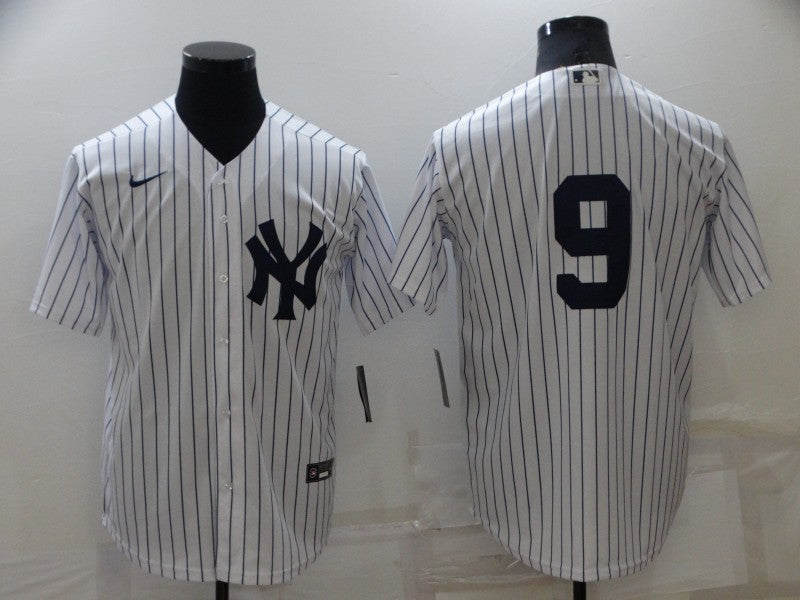 Men's New York Yankees Roger Maris #9 White Replica Player Name Jersey1 baseball jersey product view 1