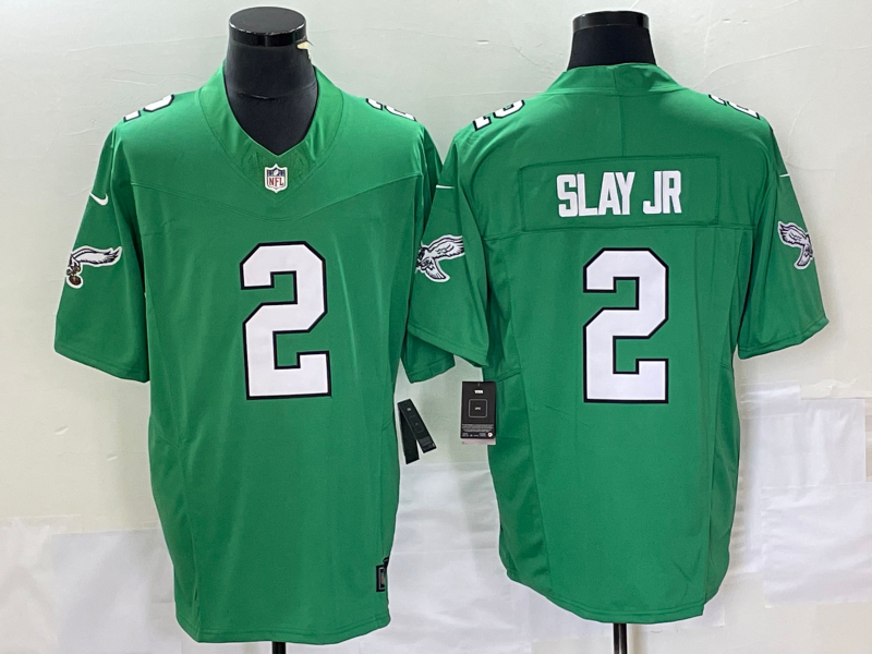 Men's Philadelphia Eagles Darius Slay Jr. #2 Kelly Green Game Jersey1 football jersey product view 1