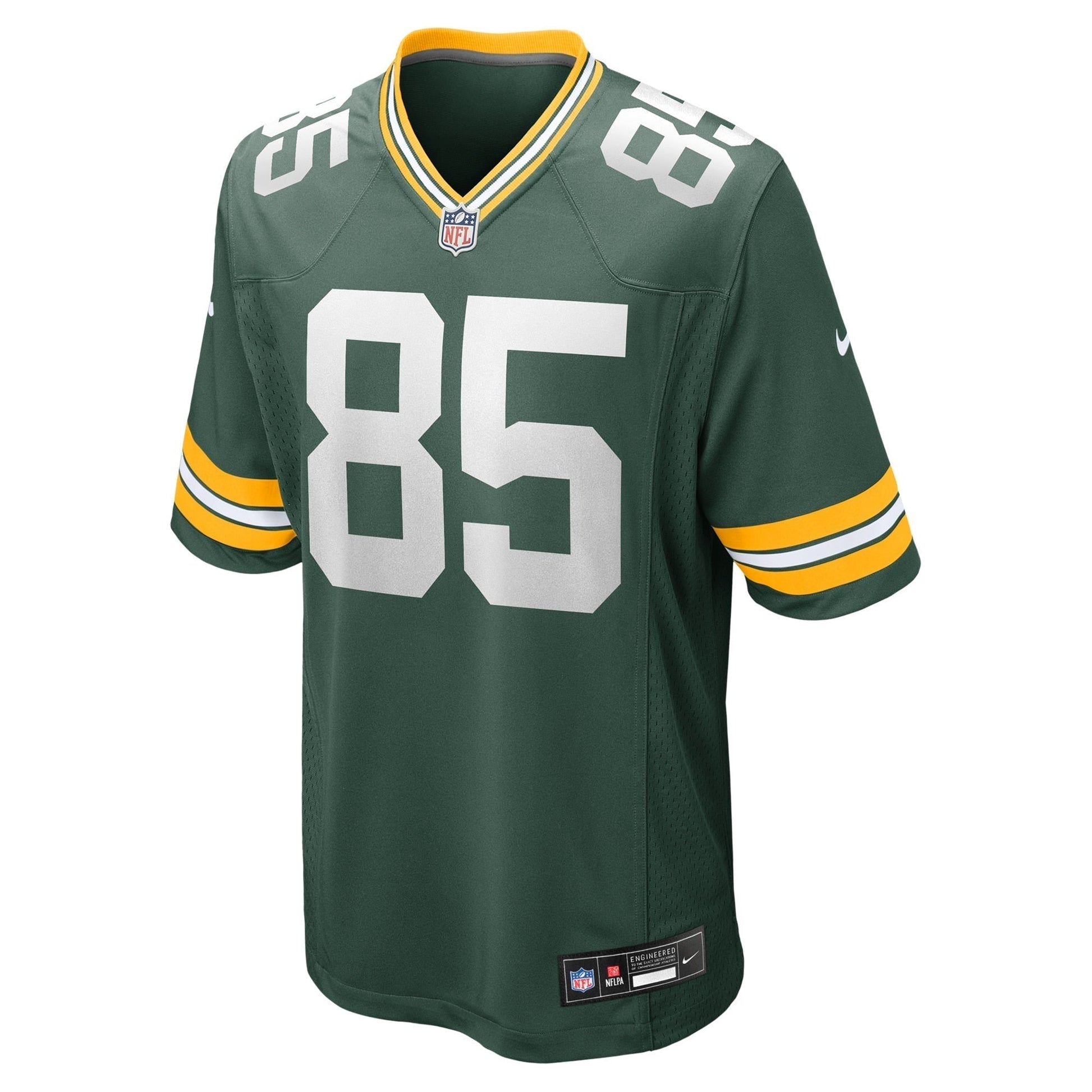 Tucker Kraft Green Bay Packers Nike Game Jersey - Green football jersey product view 2