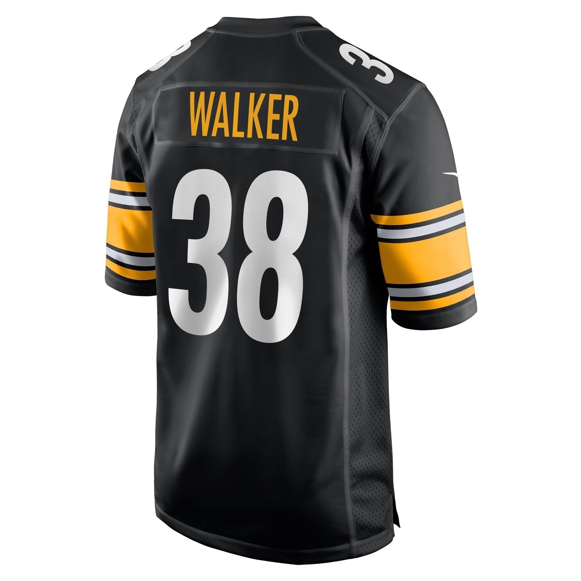 Mykal Walker Pittsburgh Steelers Nike Team Game Jersey - Black football jersey product view 3