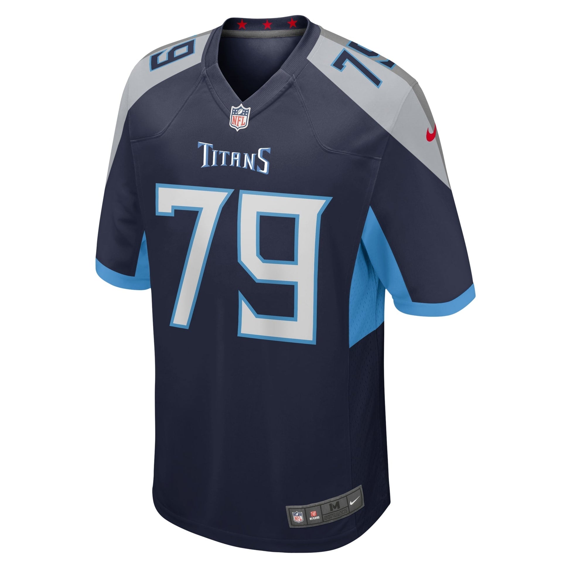 Jaelyn Duncan Tennessee Titans Nike Team Game Jersey - Navy football jersey product view 2