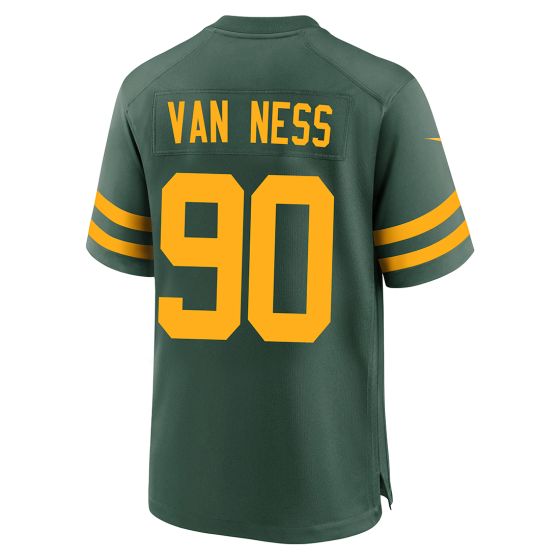 GB.Packers #90 Van Ness Player 50s Green Classic Game Stitched American Football Jerseys football jersey product view 1