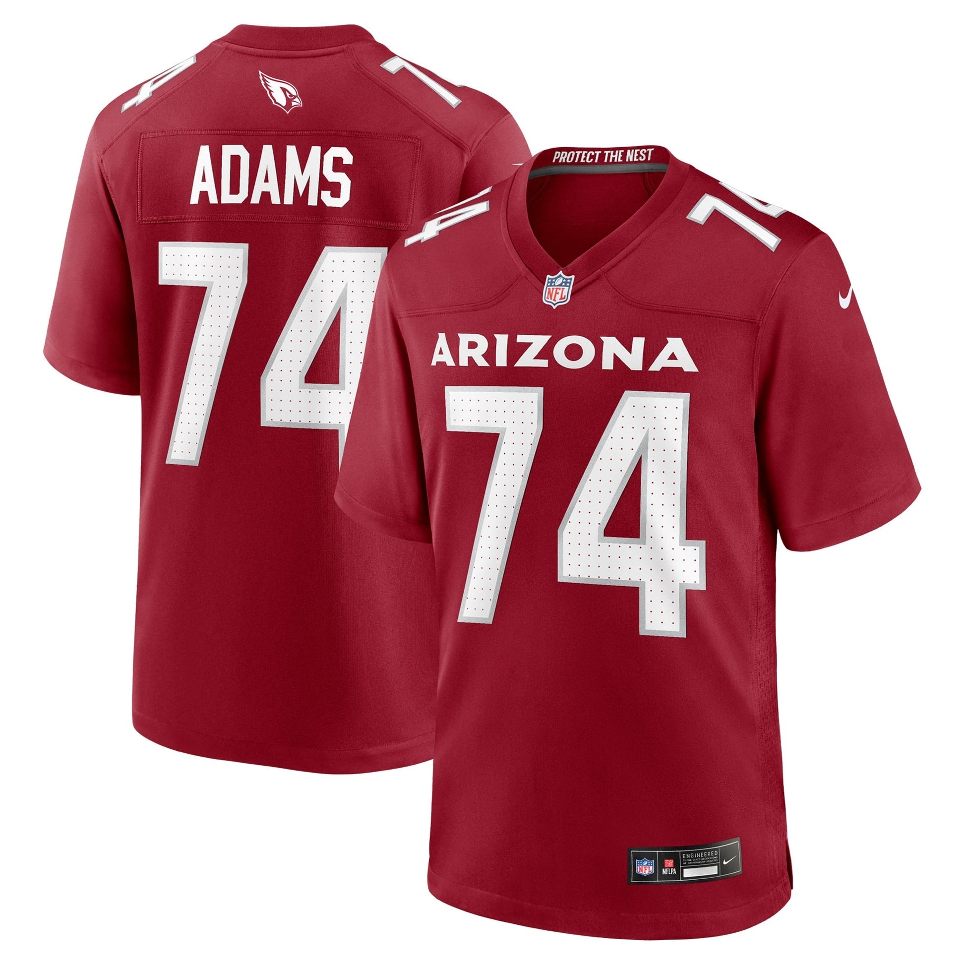 Isaiah Adams Arizona Cardinals Nike Team Game Jersey - Cardinal football jersey product view 1