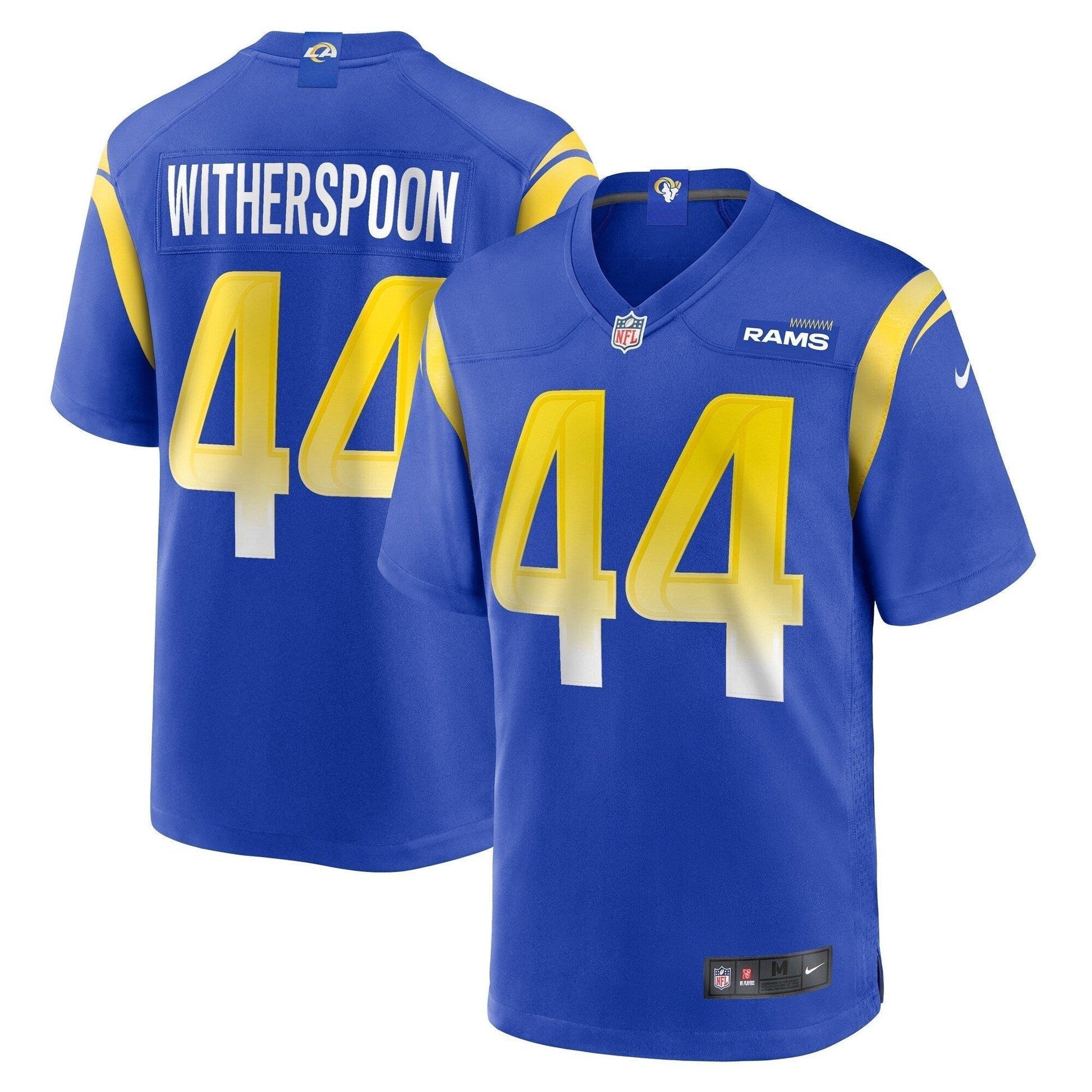Ahkello Witherspoon Los Angeles Rams Nike Game Jersey - Royal football jersey product view 1