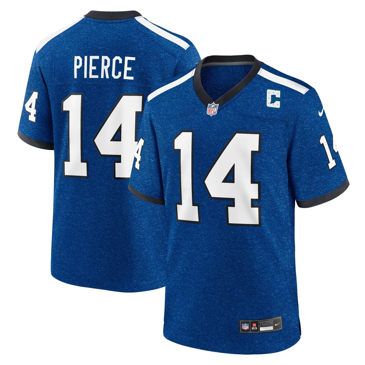 Alec Pierce Indianapolis Colts Nike Indiana Nights Alternate Game Jersey - Royal football jersey product view 1