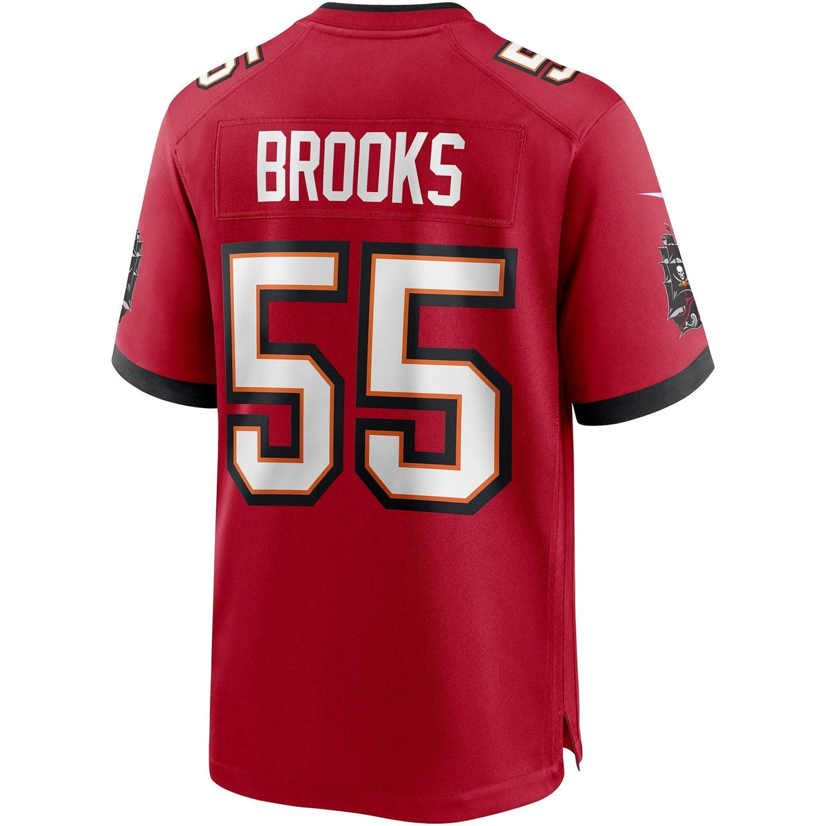 Derrick Brooks Tampa Bay Buccaneers Nike Game Retired Jersey - Red football jersey product view 3