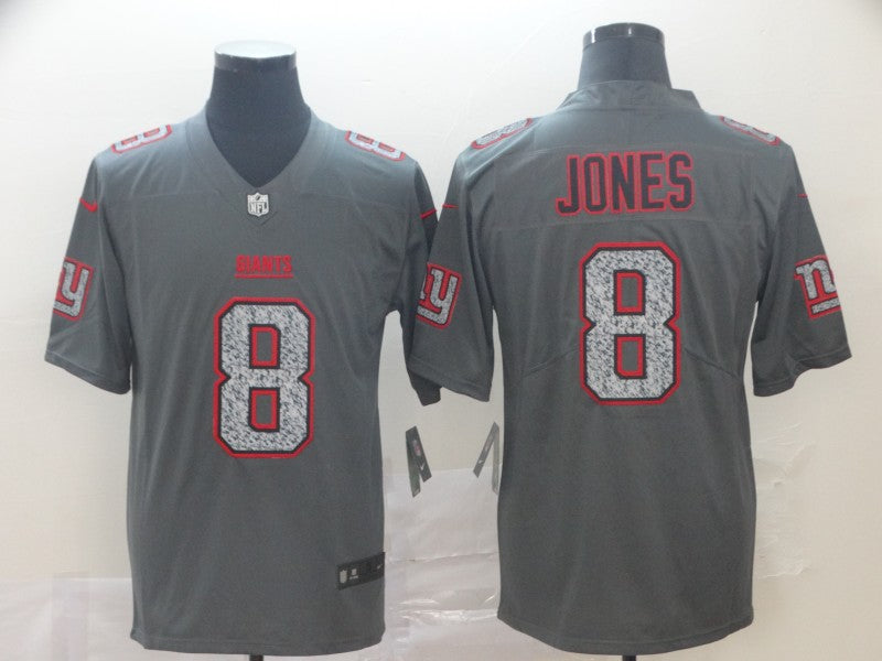 Men's New York Giants Daniel Jones #8 Gray Game Player Jersey1 football jersey product view 1