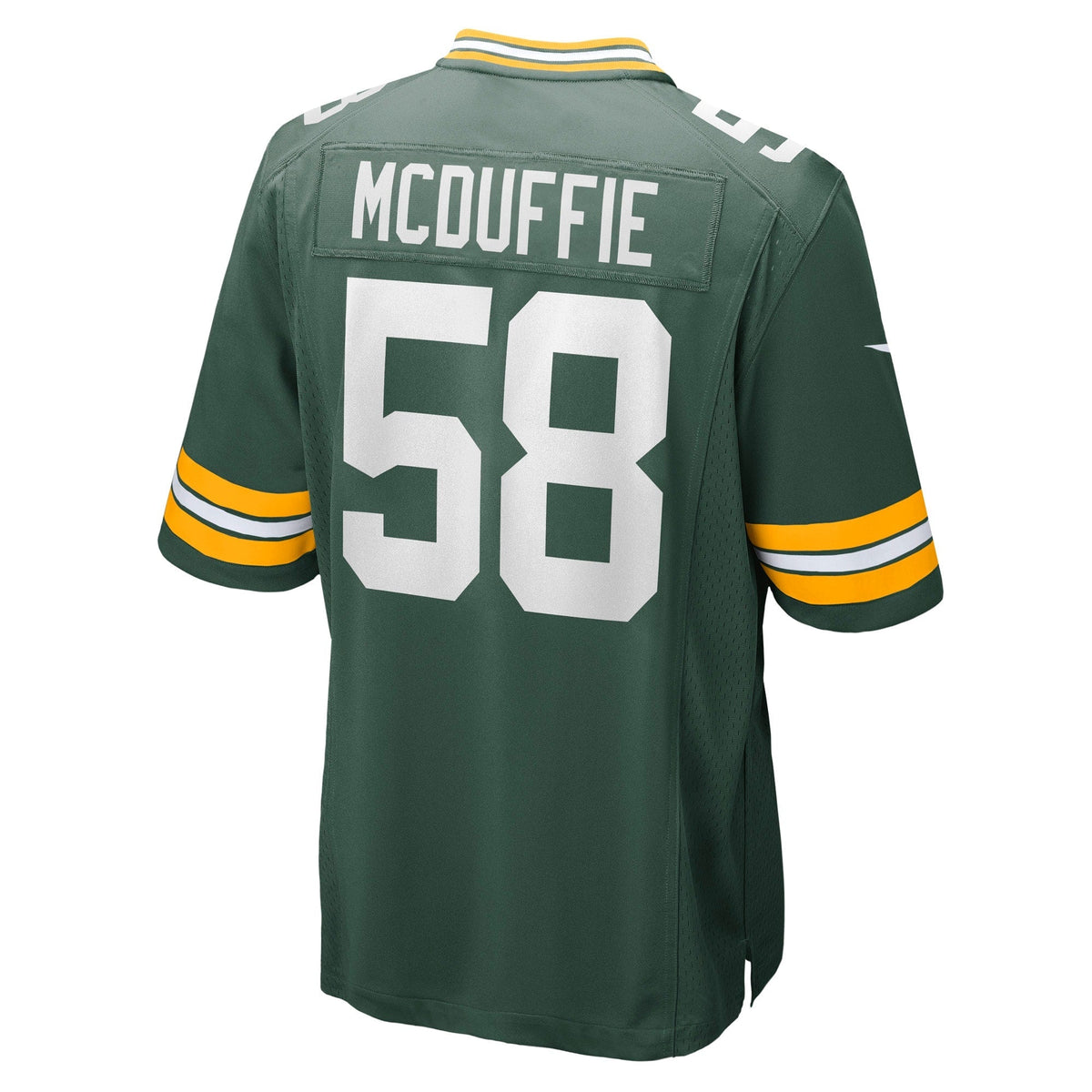 Isaiah McDuffie Green Bay Packers Nike Game Jersey - Green football jersey product view 3
