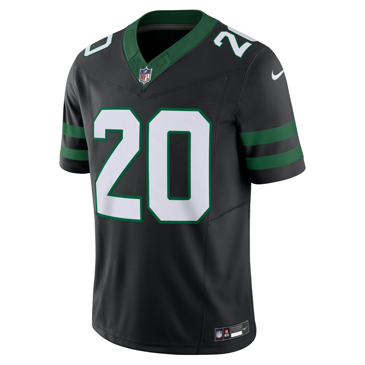 Breece Hall New York Jets Nike Alternate Vapor F.U.S.E. Limited Jersey - Legacy Black football jersey product view 2