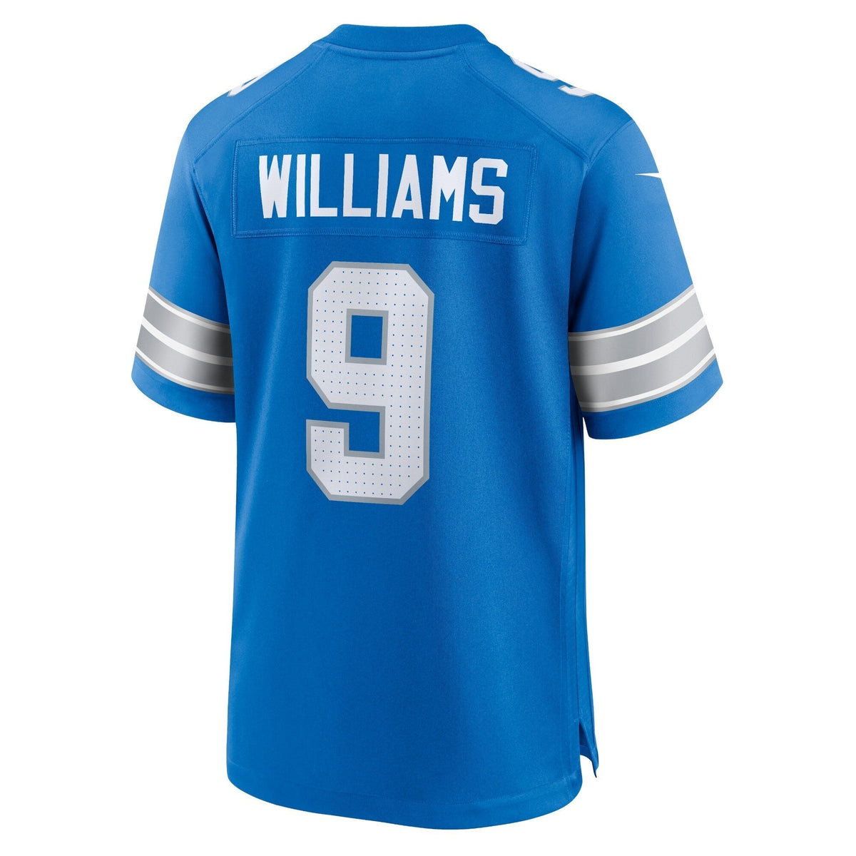 Jameson Williams Detroit Lions Nike Game Jersey - Blue football jersey product view 3