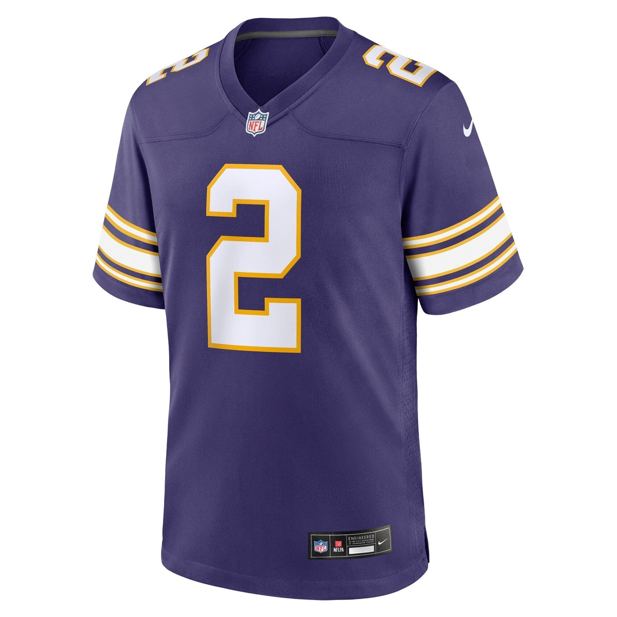 Alexander Mattison Minnesota Vikings Nike Classic Game Jersey - Purple football jersey product view 2