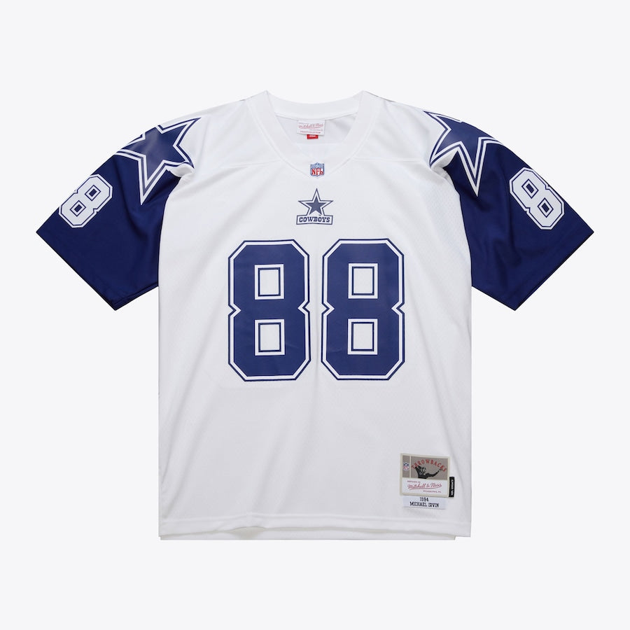 Men's Michael Irvin White Dallas Cowboys 1994 Replica Jersey football jersey product view 1