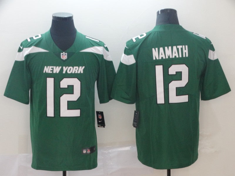 Men's New York Jets Joe Namath Green Game Jersey1 football jersey product view 1