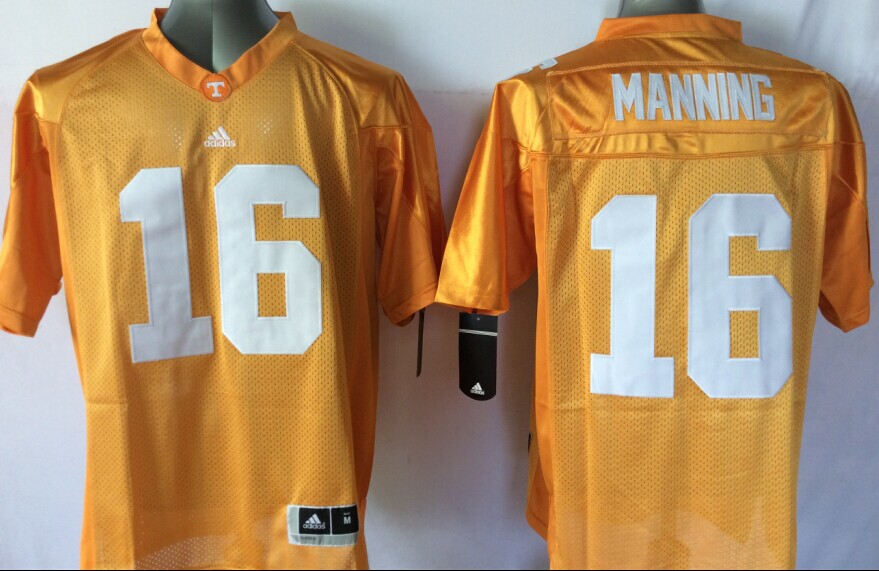 Men's Tennessee Volunteers Peyton Manning #16 Orange Player Jersey sports jersey product view 1