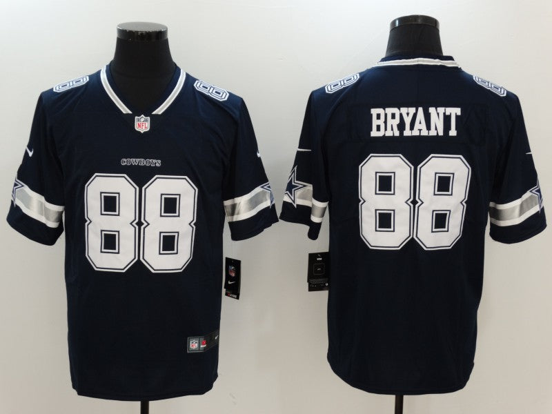 Men's Dallas Cowboys Dez Bryant #88 Navy Player Game Jersey1 basketball jersey product view 1