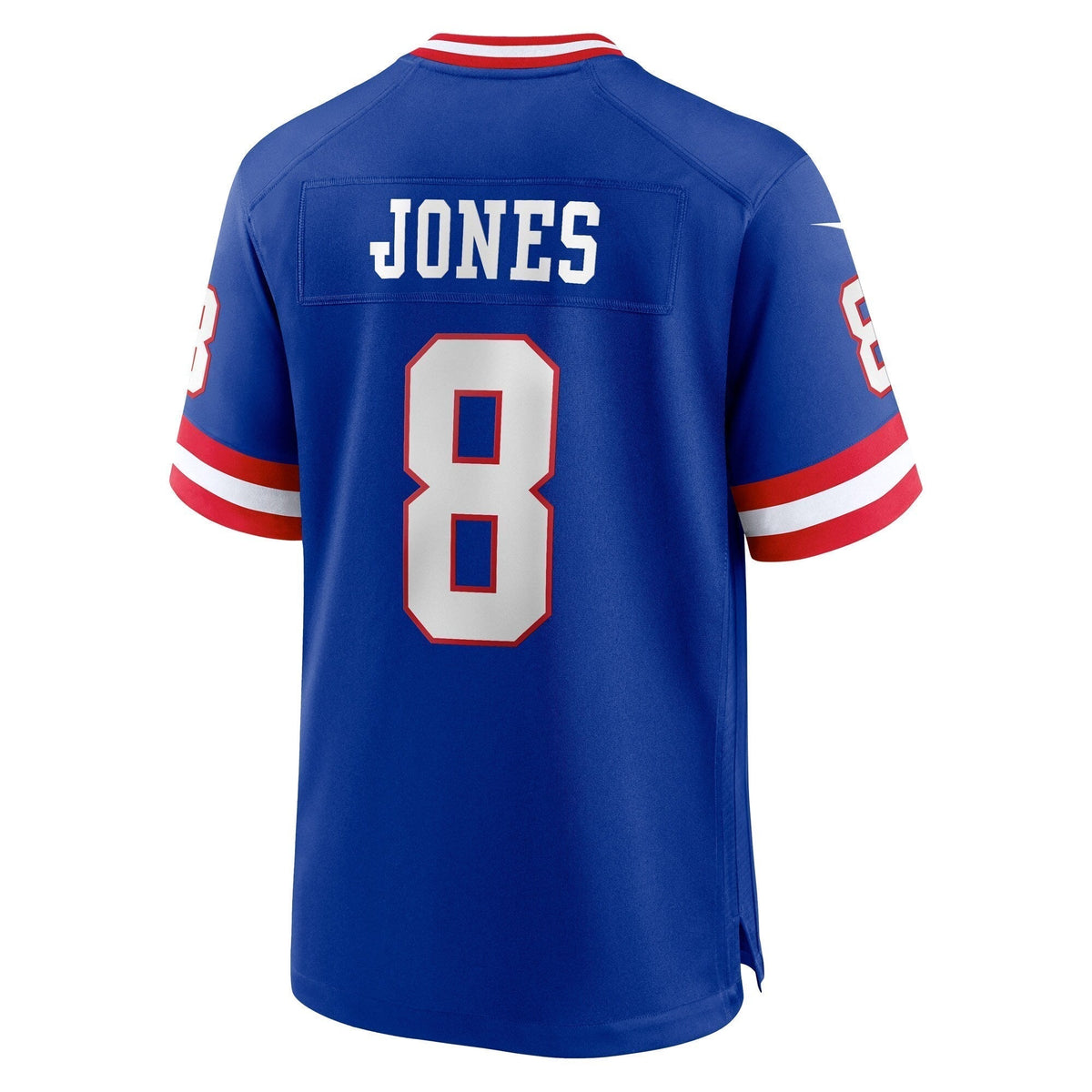 Daniel Jones New York Giants Nike Classic Game Jersey - Royal football jersey product view 3