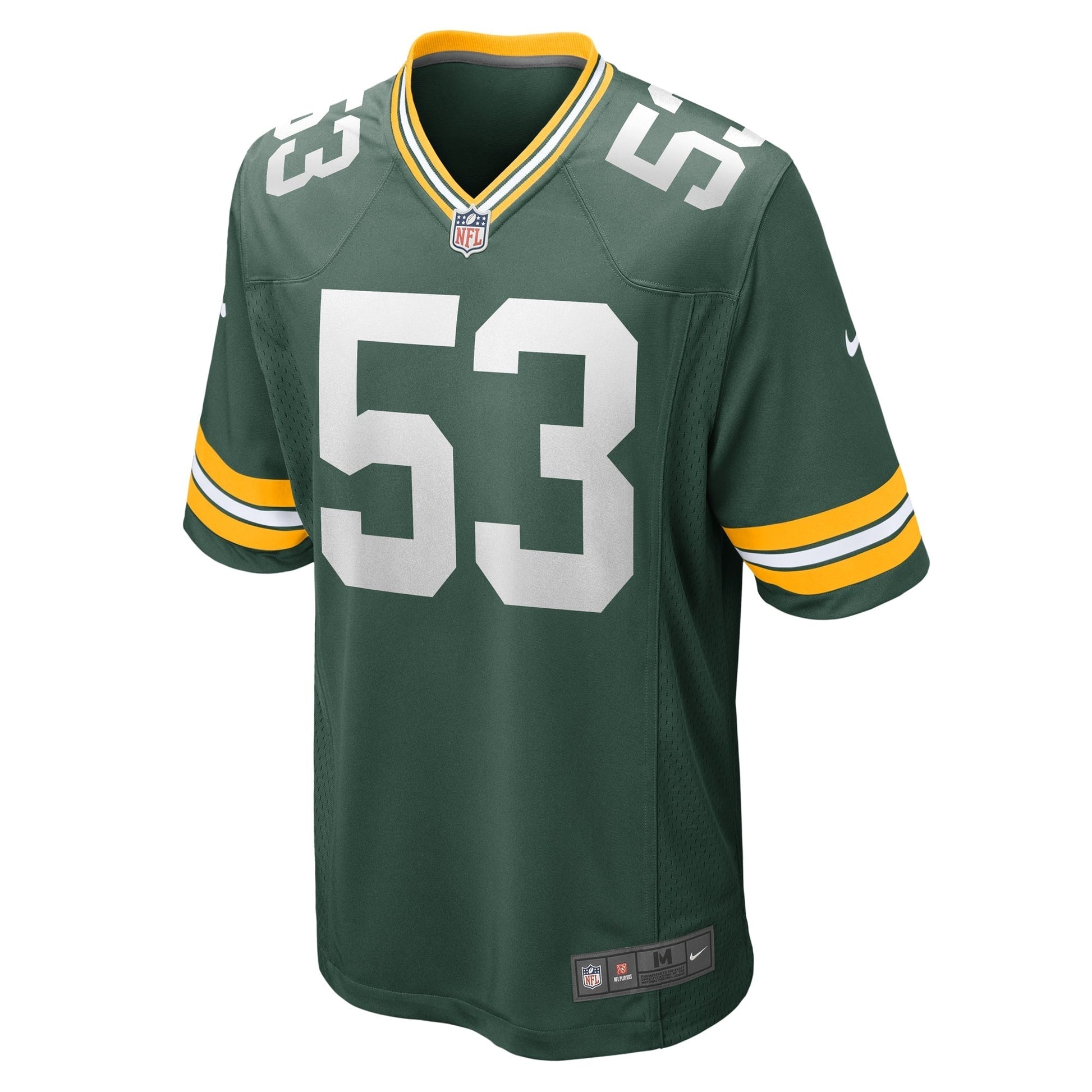 Arron Mosby Green Bay Packers Nike Team Game Jersey - Green football jersey product view 2