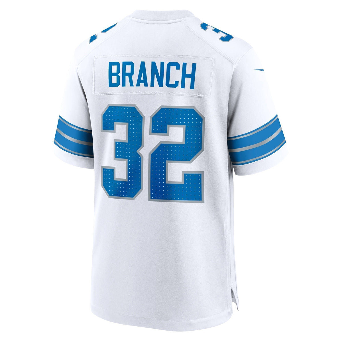 Brian Branch Detroit Lions Nike White Game Jersey - White football jersey product view 3