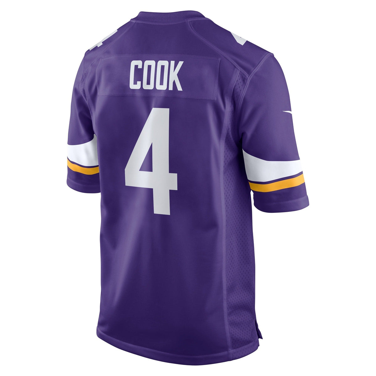 Dalvin Cook Minnesota Vikings Nike Game Jersey - Purple football jersey product view 3
