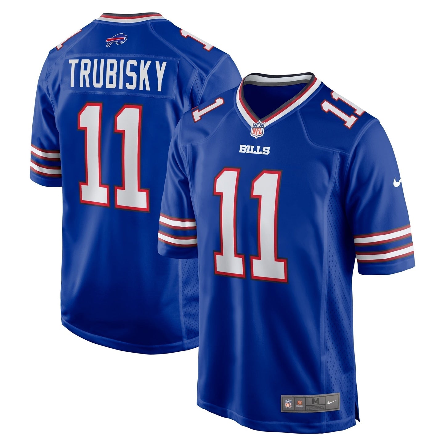 Mitchell Trubisky Buffalo Bills Nike Game Jersey - Royal football jersey product view 1