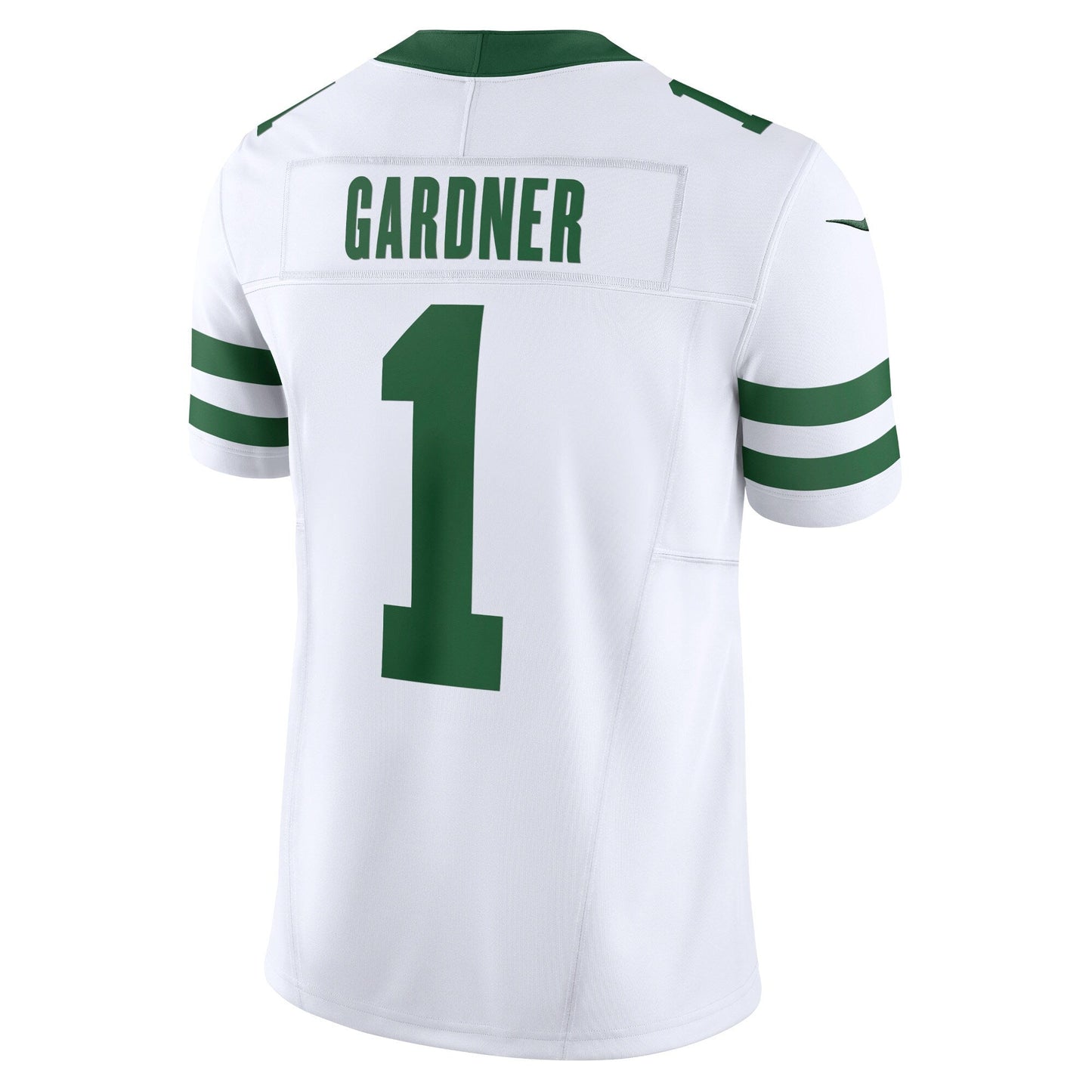 Ahmad Sauce Gardner New York Jets Nike Vapor F.U.S.E. Limited Jersey - Legacy White football jersey product view 3