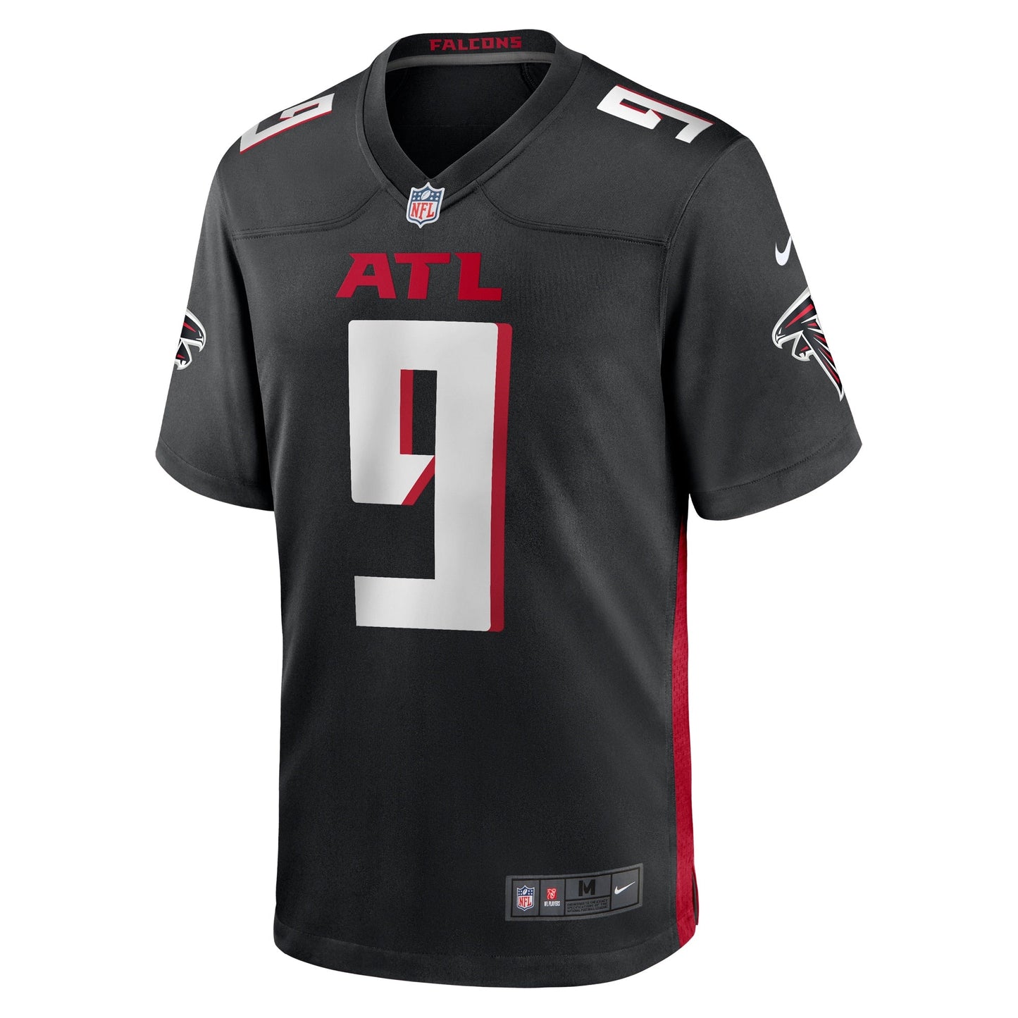 Desmond Ridder Atlanta Falcons Nike Game Jersey - Black football jersey product view 2