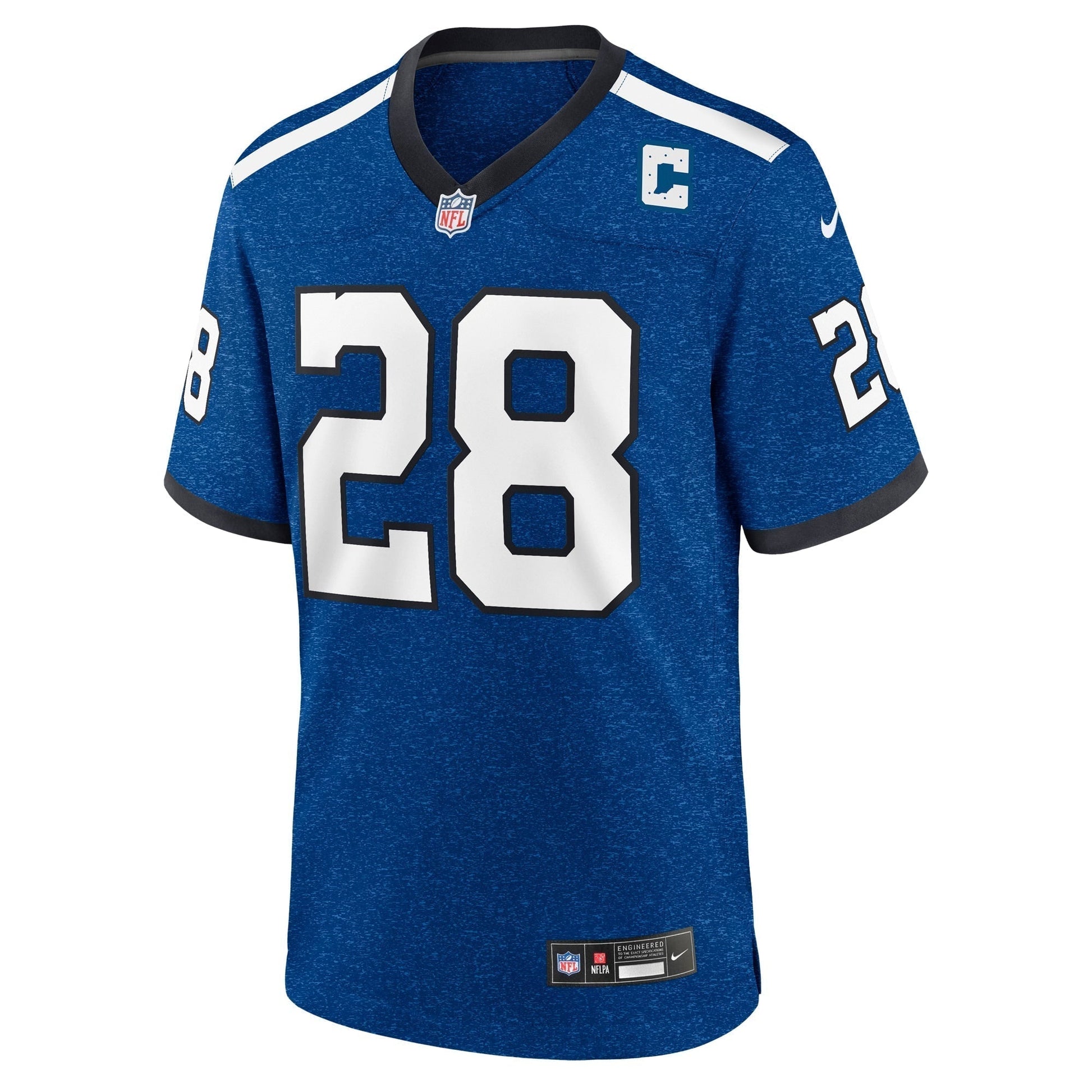 Marshall Faulk Indianapolis Colts Nike Indiana Nights Alternate Game Jersey - Royal football jersey product view 2