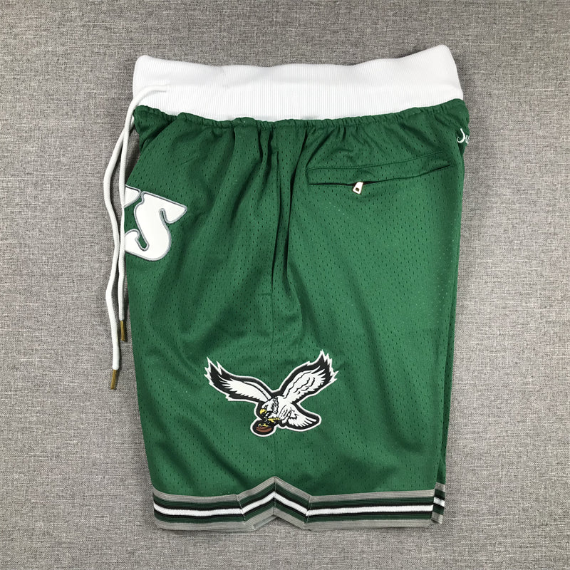 Men's Philadelphia Eagles Kelly Green Pocket Shorts football jersey product view 3