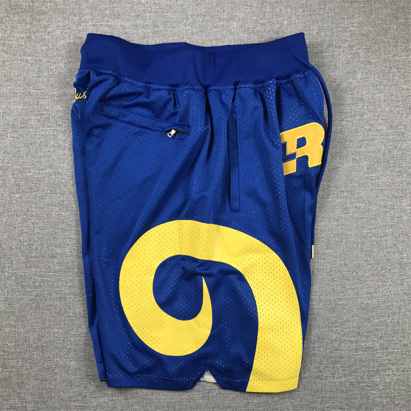 Men's Los Angeles Rams Royal Pocket Shorts1 football jersey product view 3