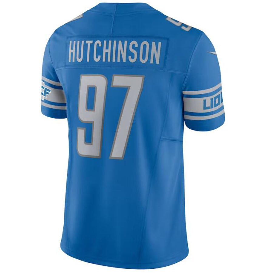 D.Lions #97 Aidan Hutchinson Blue Player F.U.S.E. Limited Stitched Football Jerseys football jersey product view 1
