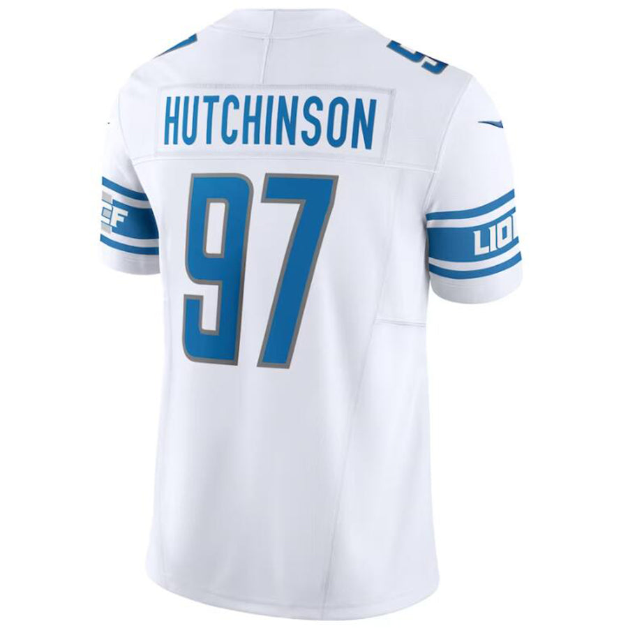 D.Lions #97 Aidan Hutchinson Player White Vapor F.U.S.E. Limited Stitched Football Jerseys football jersey product view 1