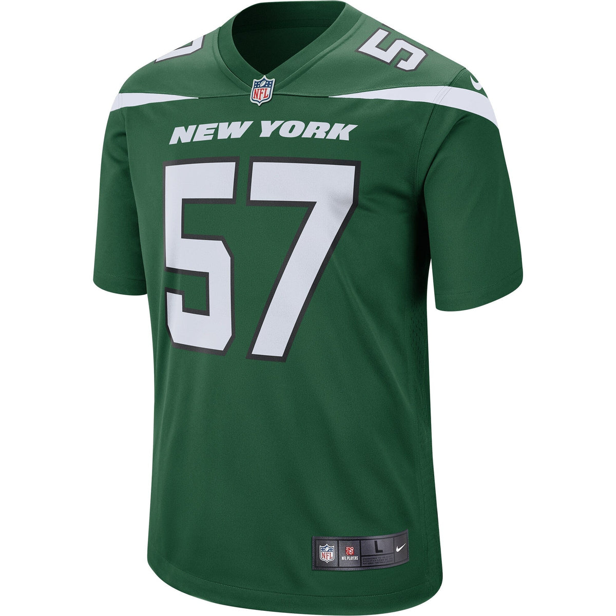 C.J. Mosley New York Jets Nike Game Jersey - Gotham Green football jersey product view 2