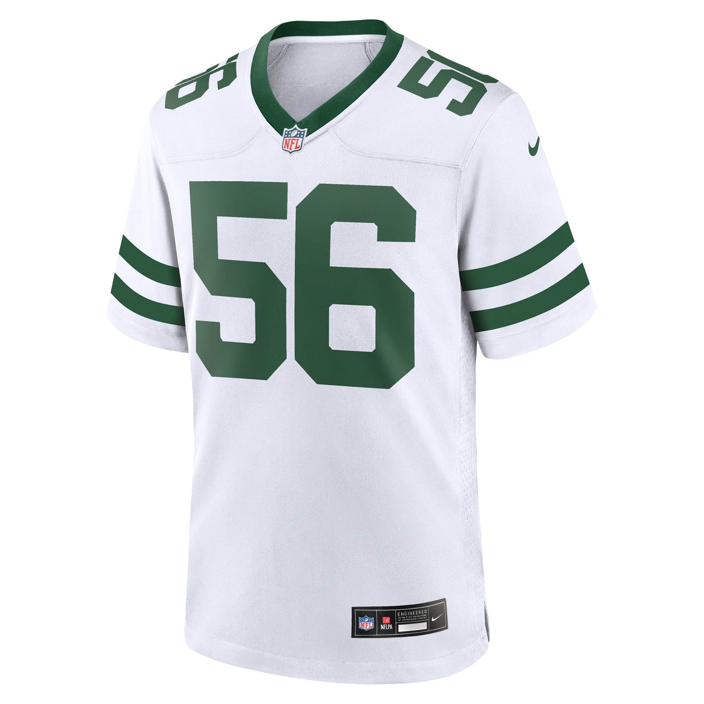 Quincy Williams New York Jets Nike Game Jersey - Legacy White football jersey product view 2