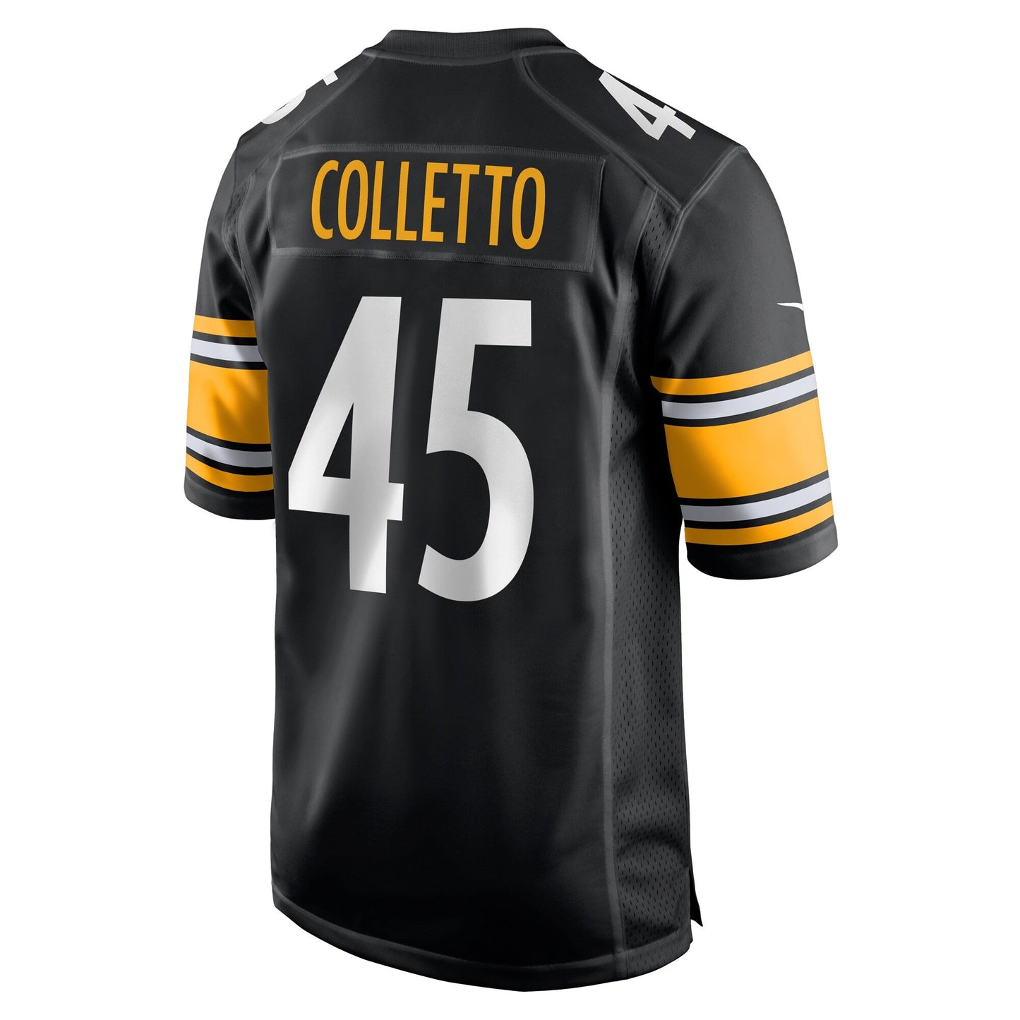 Jack Colletto Pittsburgh Steelers Nike Game Jersey - Black football jersey product view 3
