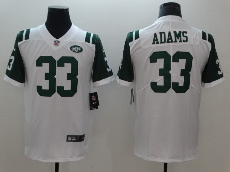 Men's New York Jets Jamal Adams #33 White Game Player Jersey1 football jersey product view 1
