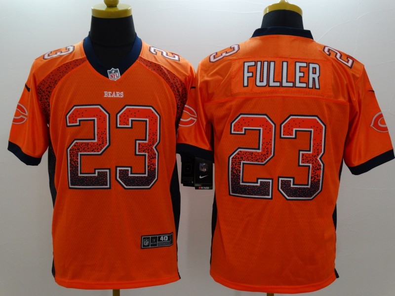 Men's Chicago Bears Kyle Fuller #23 Orange Game Player Jersey1 football jersey product view 1