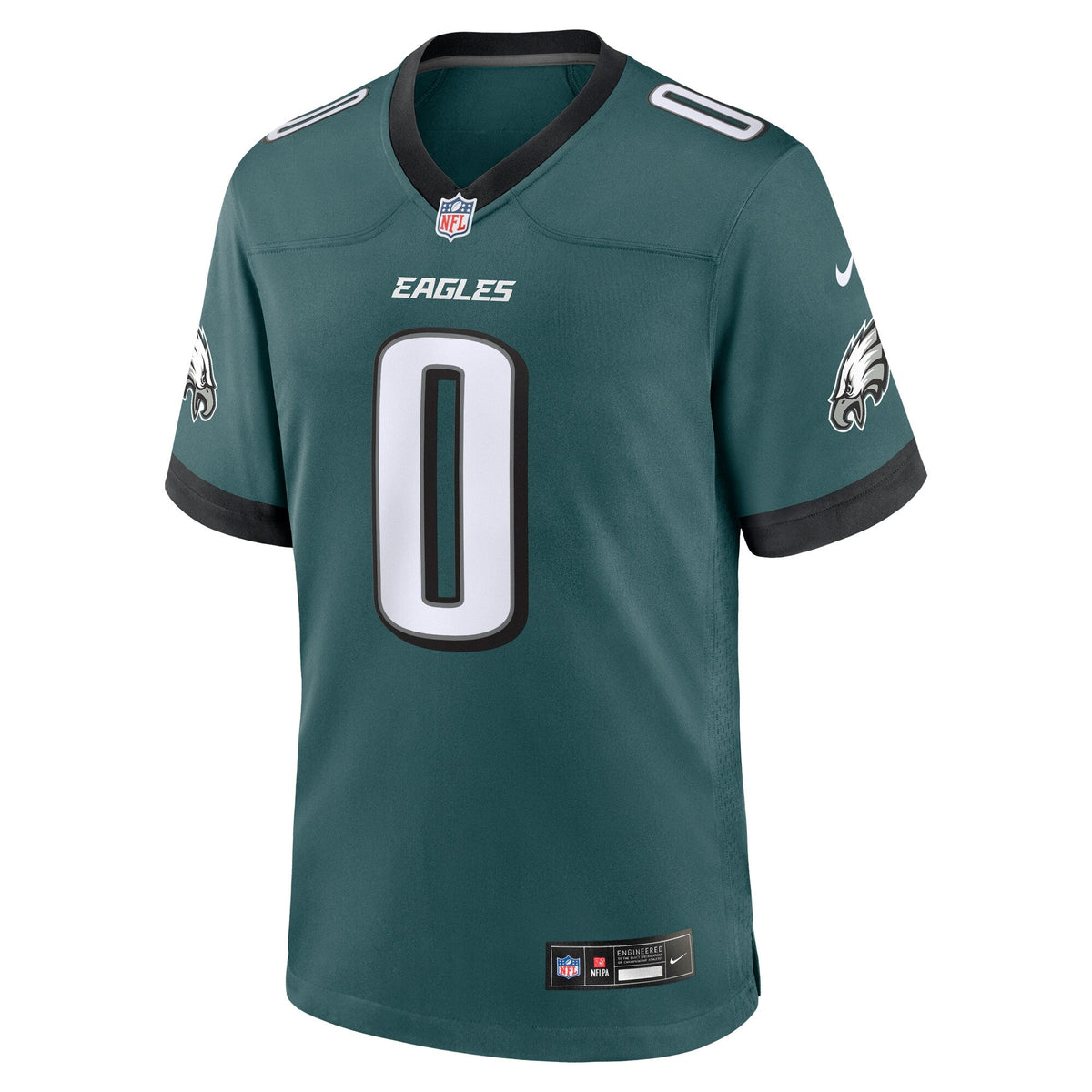 Bryce Huff Philadelphia Eagles Nike Game Jersey - Midnight Green football jersey product view 2